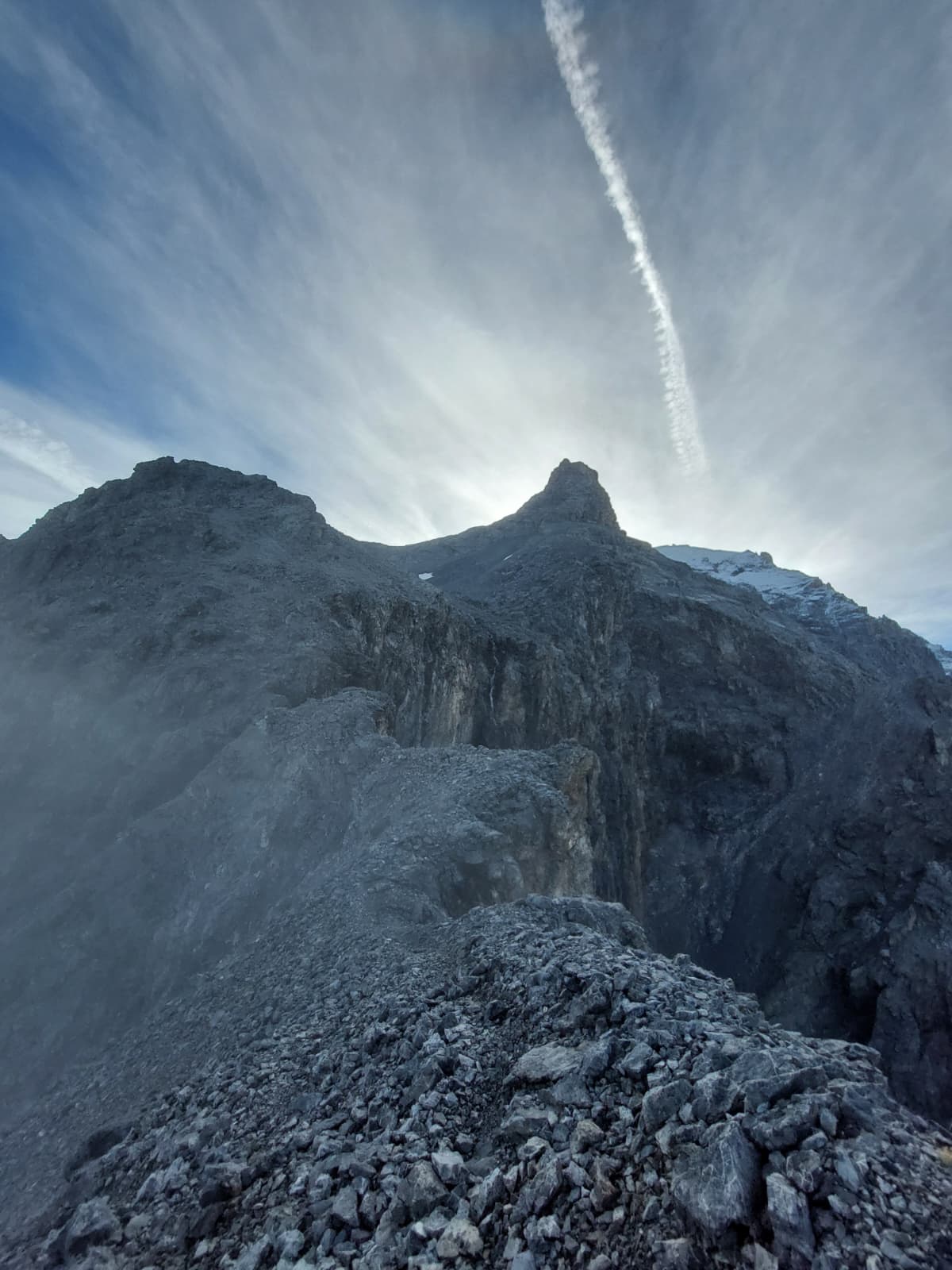 ortler pleisshorngrat mit bergfuehrer