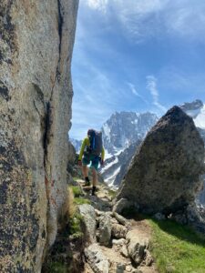 zustieg refuge couvercle grandes jorasses